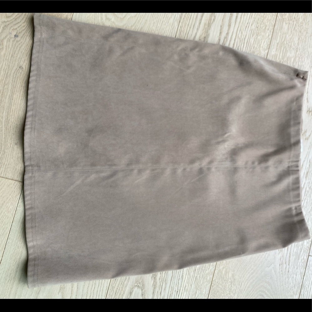 Plenty faux suede skirt